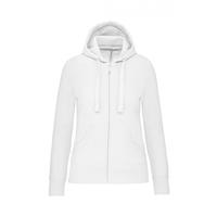 Sudadera con capucha y cremallera de mujer