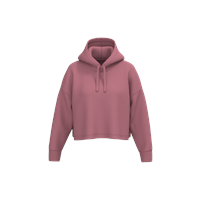 Sudadera crop con capucha mujer