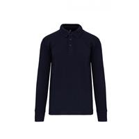 Sudadera cuello polo