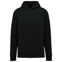 Sudadera ecorresponsable con capucha efecto lavado oversize unisex