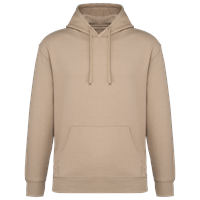 Sudadera ecorresponsable con capucha y hombros caídos felpa perchada unisex