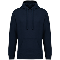 Sudadera ecorresponsable con capucha y hombros caídos french terry unisex