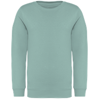 Sudadera ecorresponsable cuello redondo infantil