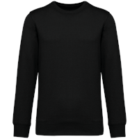 Sudadera ecorresponsable cuello redondo y hombros caídos french terry unisex