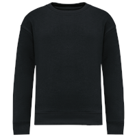 Sudadera ecorresponsable de cuello redondo oversize infantil