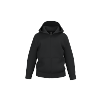 Sudadera reciclada con cremallera y capucha infantil