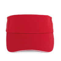 Visera deportiva de algodón