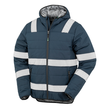 Chaqueta de seguridad ripstop acolchada  - material reciclado