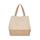 Bolsa shopper de yute & algodón canvas