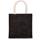 Bolsa estilo tote de tela de yute, modelo pequeño