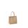Bolsa estilo tote de tela de yute, modelo pequeño