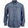 Camisa denim manga larga hombre