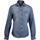 Camisa denim manga larga mujer