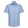 Camisa entallada de hombre de tejido oxford manga corta