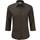 Camisa entallada mangas 3/4 mujer
