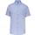 Camisa micro sarga no-plancha manga corta hombre