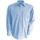 Camisa no-plancha manga larga hombre