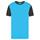 Camiseta multideporte bicolor de manga corta unisex