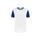 Camiseta multideporte bicolor de manga corta unisex