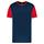 Camiseta multideporte bicolor infantil de manga corta