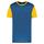 Camiseta multideporte bicolor infantil de manga corta