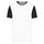 Camiseta multideporte bicolor infantil de manga corta