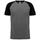 Camiseta bicolor triblend de deporte manga corta adulto