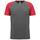 Camiseta bicolor triblend de deporte manga corta adulto