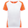 Camiseta de deporte ecorresponsable bicolor mujer