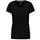 Camiseta de manga cota y cuello de pico mujer