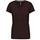 Camiseta de manga cota y cuello de pico mujer