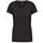 Camiseta de manga cota y cuello de pico mujer