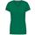 Camiseta de manga cota y cuello de pico mujer