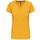 Camiseta de manga cota y cuello de pico mujer