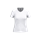 Camiseta de manga cota y cuello de pico mujer