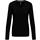 Camiseta manga larga y cuello de pico mujer