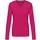 Camiseta manga larga y cuello de pico mujer