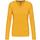 Camiseta manga larga y cuello de pico mujer