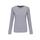 Camiseta manga larga y cuello redondo mujer