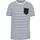 Camiseta marinera a rayas con bolsillo manga corta