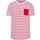 Camiseta marinera a rayas con bolsillo manga corta