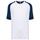 Camiseta de pádel bicolor mangas raglán hombre