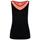 Camiseta pádel sin mangas bicolor mujer