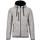 Chaqueta jaspeada con capucha hombre