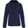 Chaqueta jaspeada con capucha mujer