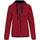 Chaqueta jaspeada con capucha mujer