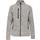 Chaqueta jaspeada con cremallera mujer