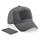 Gorra de 5 paneles con parche extraíble