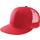 Gorra trucker - 6 paneles visera plana