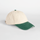 Gorra vintage compacta con visera en contraste